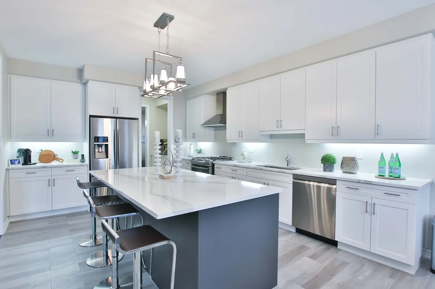 A completed room at handover